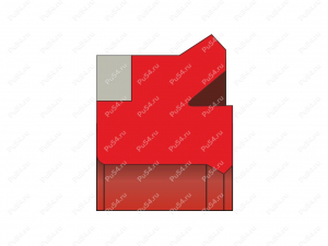 Уплотнение поршня 90x70x12/L=12.5 аналог KDA 90 70 12 ASTON SEALS, Product Code 70-08-979001, Polyurethane, PA+PU92M, Image №1